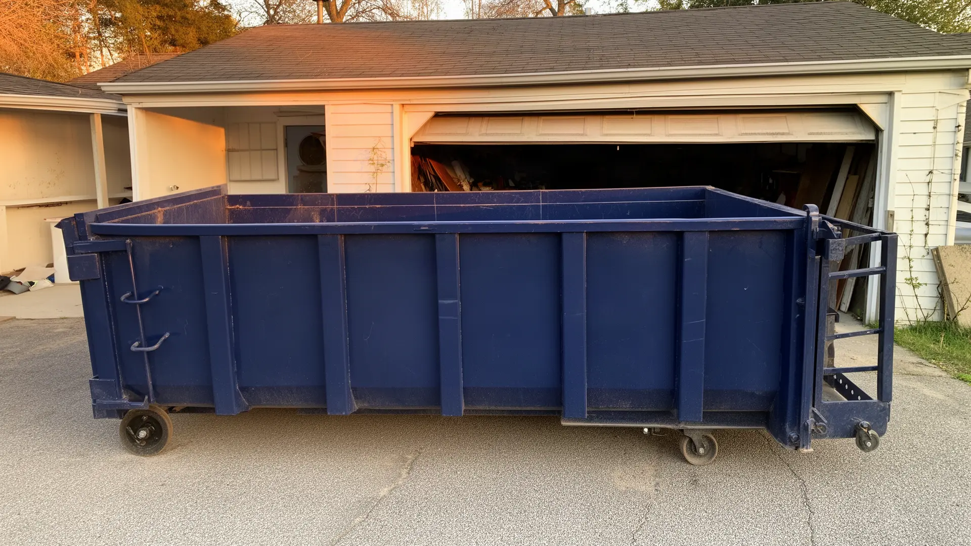 Roll-off dumpster from Clay Creek Dumpster Rental in Auburn, AL